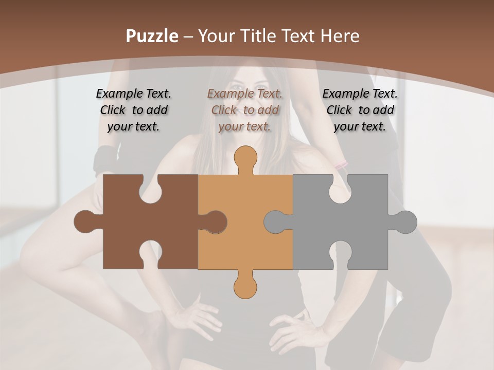 Stripteaser Female Beautiful PowerPoint Template