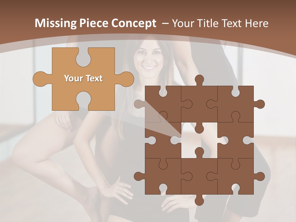 Stripteaser Female Beautiful PowerPoint Template