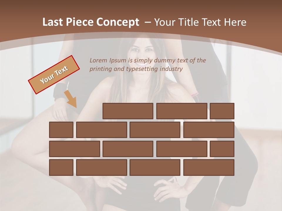 Stripteaser Female Beautiful PowerPoint Template