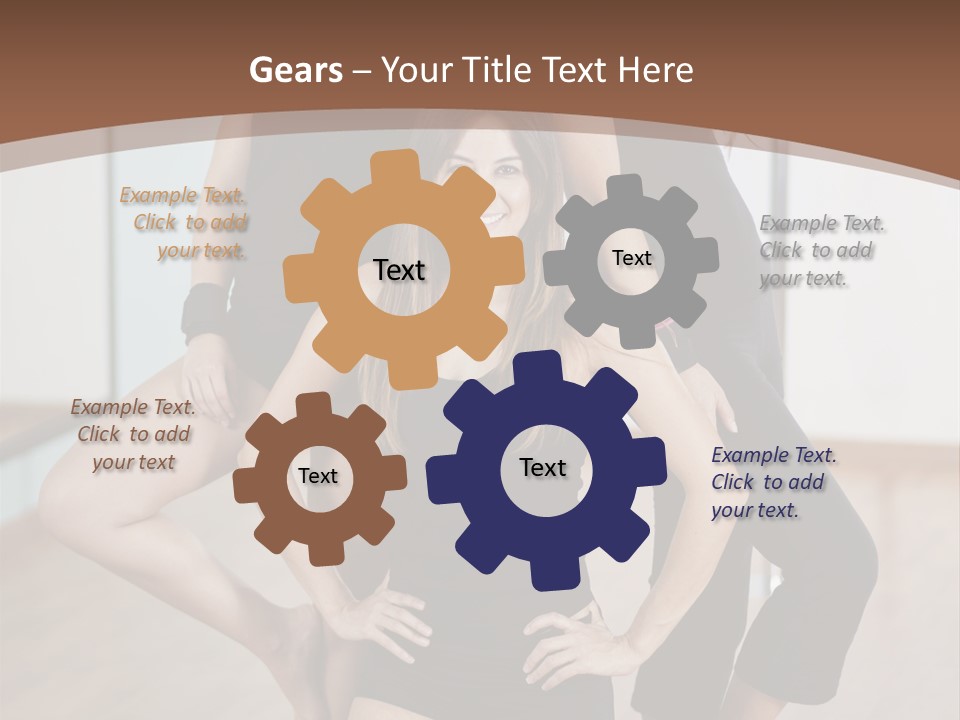 Stripteaser Female Beautiful PowerPoint Template