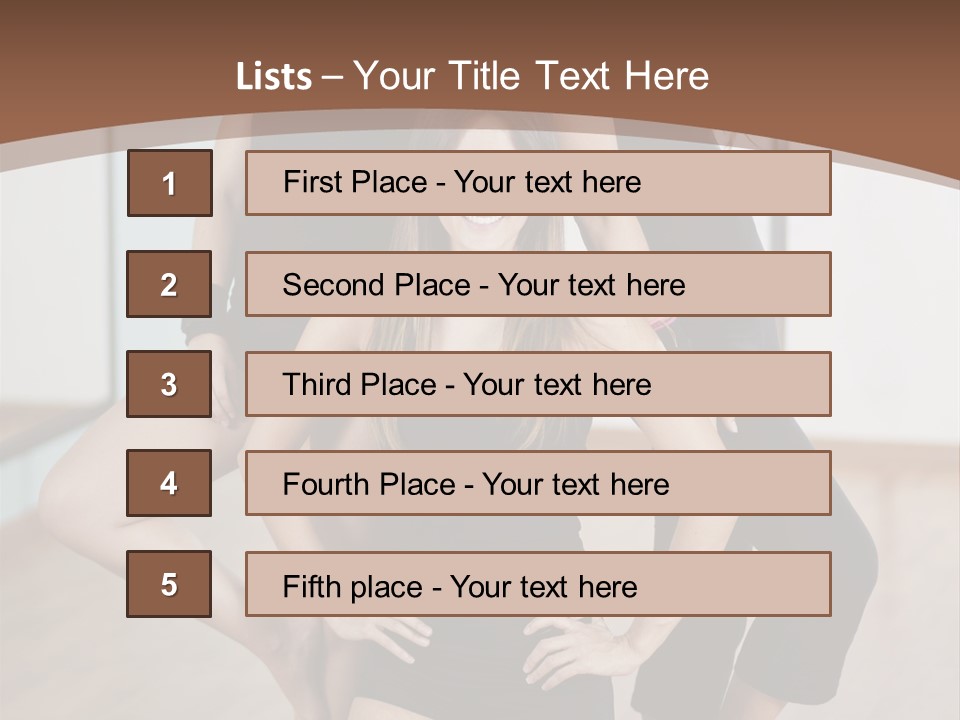 Stripteaser Female Beautiful PowerPoint Template