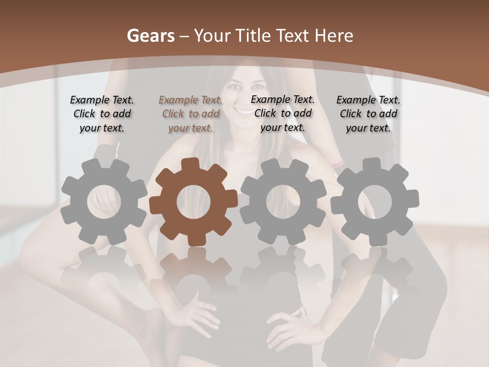 Stripteaser Female Beautiful PowerPoint Template