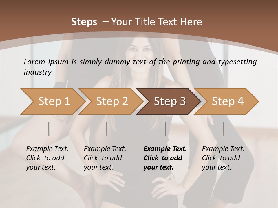 Stripteaser Female Beautiful PowerPoint Template
