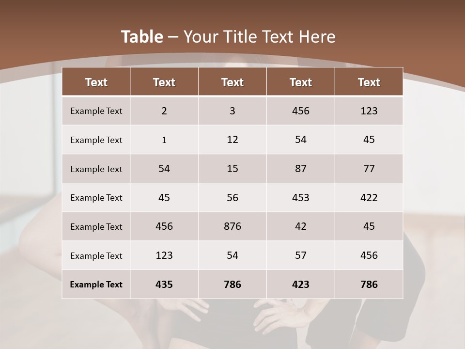 Stripteaser Female Beautiful PowerPoint Template