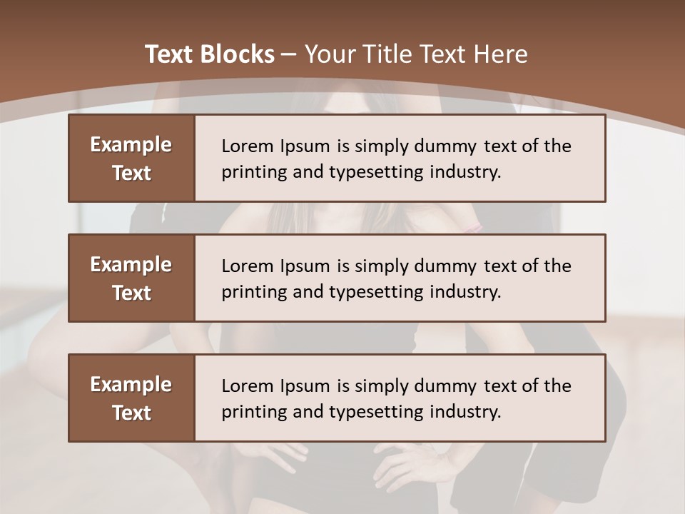 Stripteaser Female Beautiful PowerPoint Template