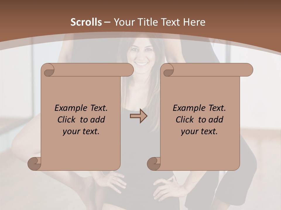 Stripteaser Female Beautiful PowerPoint Template
