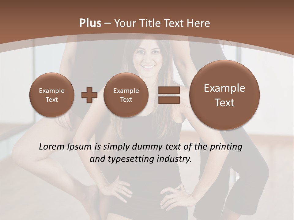 Stripteaser Female Beautiful PowerPoint Template