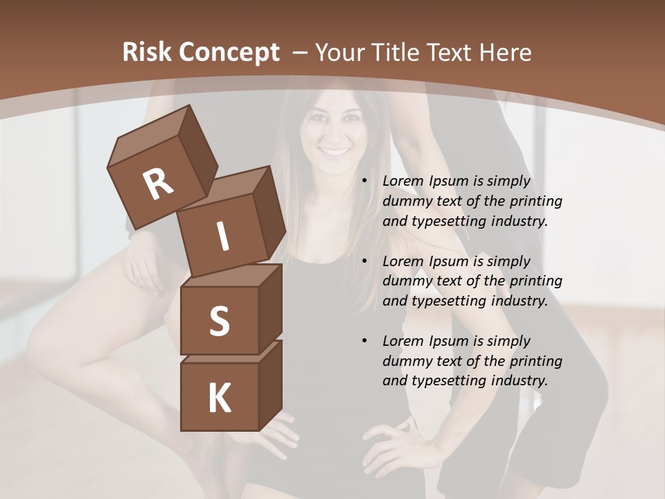 Stripteaser Female Beautiful PowerPoint Template