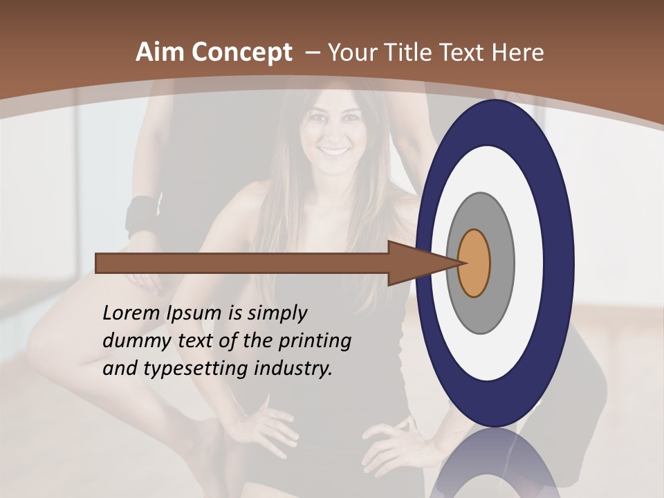 Stripteaser Female Beautiful PowerPoint Template