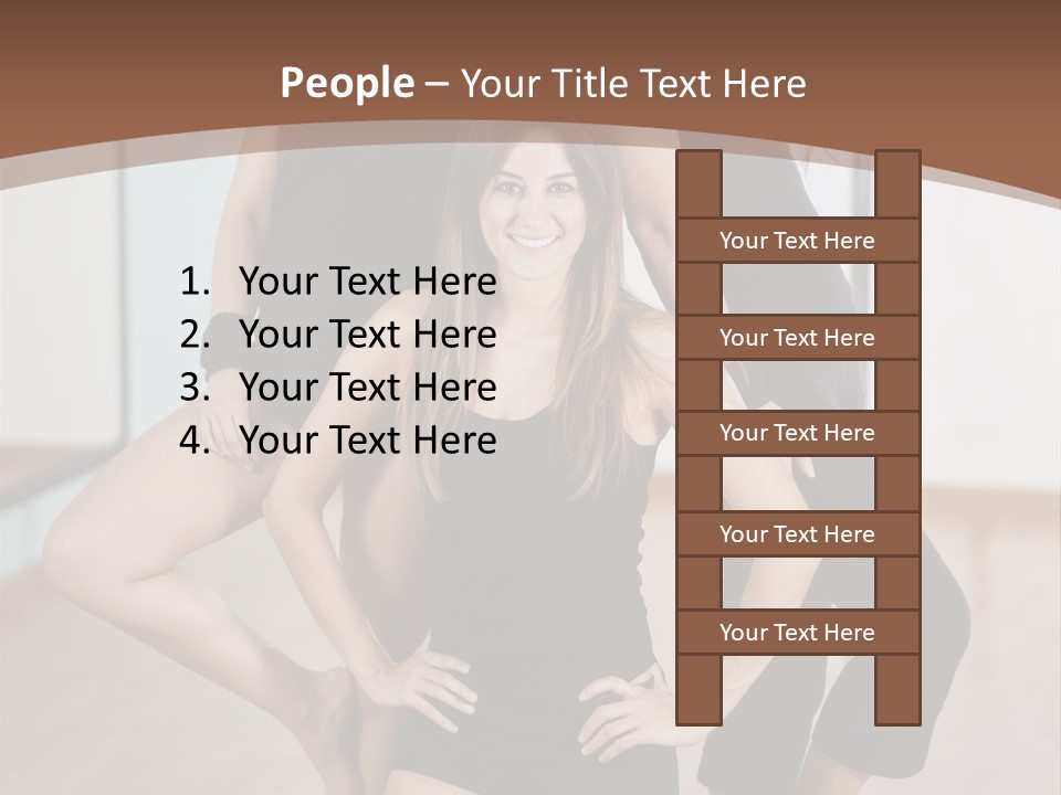 Stripteaser Female Beautiful PowerPoint Template