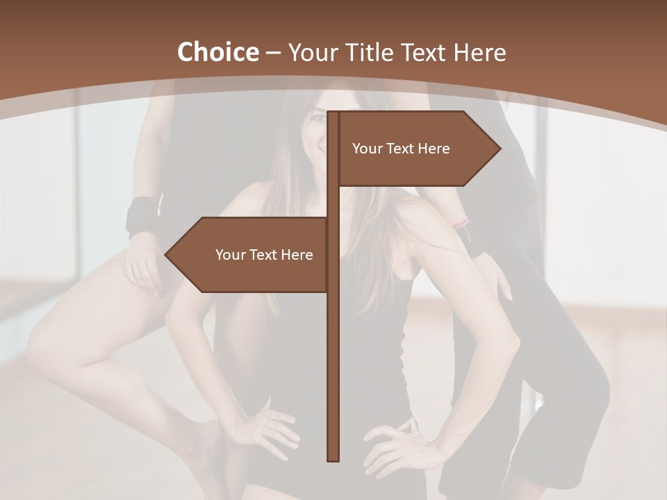 Stripteaser Female Beautiful PowerPoint Template