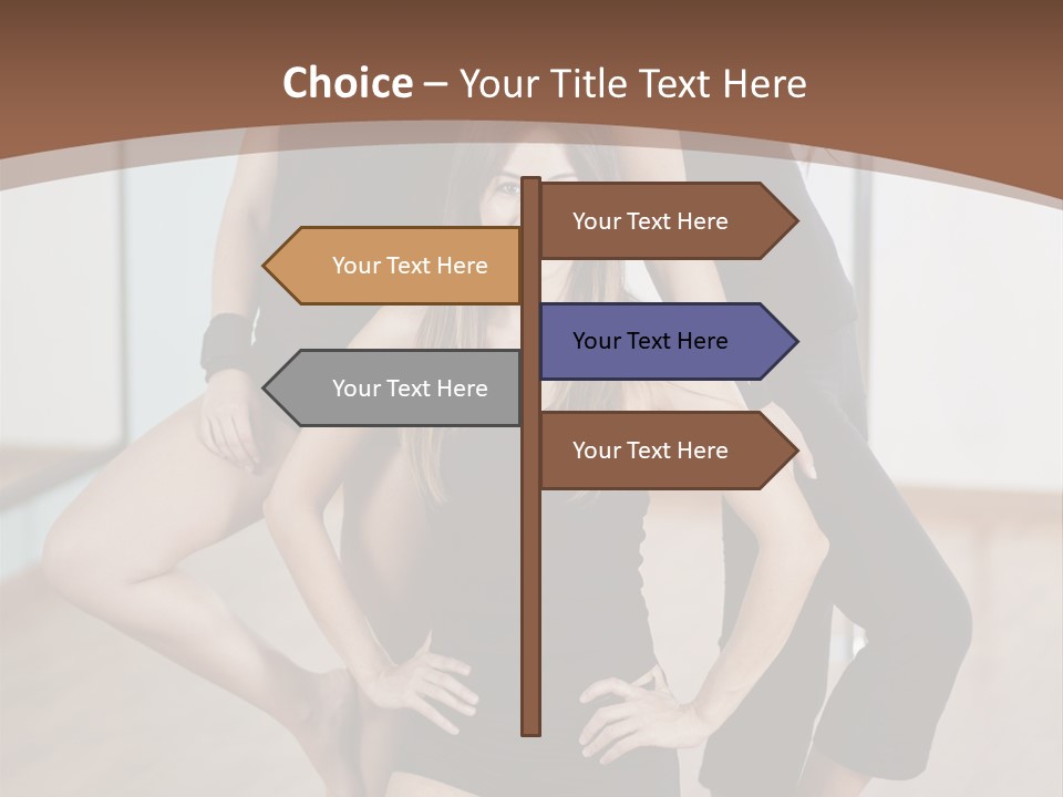 Stripteaser Female Beautiful PowerPoint Template