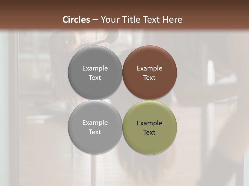 Sexy Pose Fitness PowerPoint Template