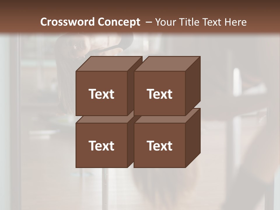 Sexy Pose Fitness PowerPoint Template