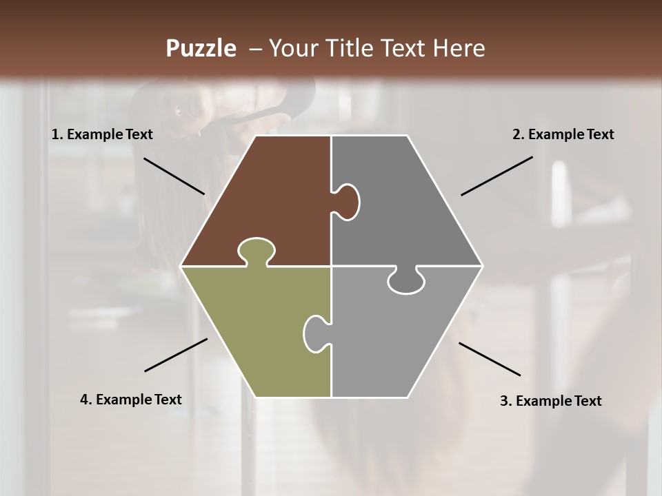 Sexy Pose Fitness PowerPoint Template