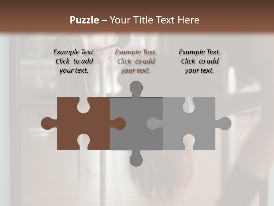 Sexy Pose Fitness PowerPoint Template