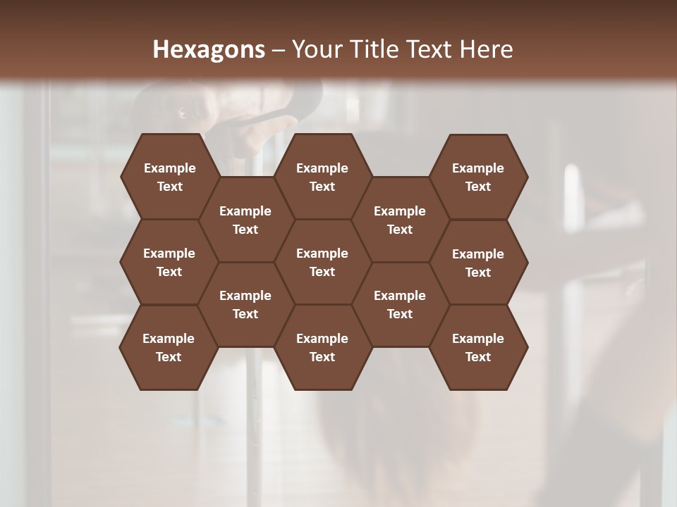 Sexy Pose Fitness PowerPoint Template