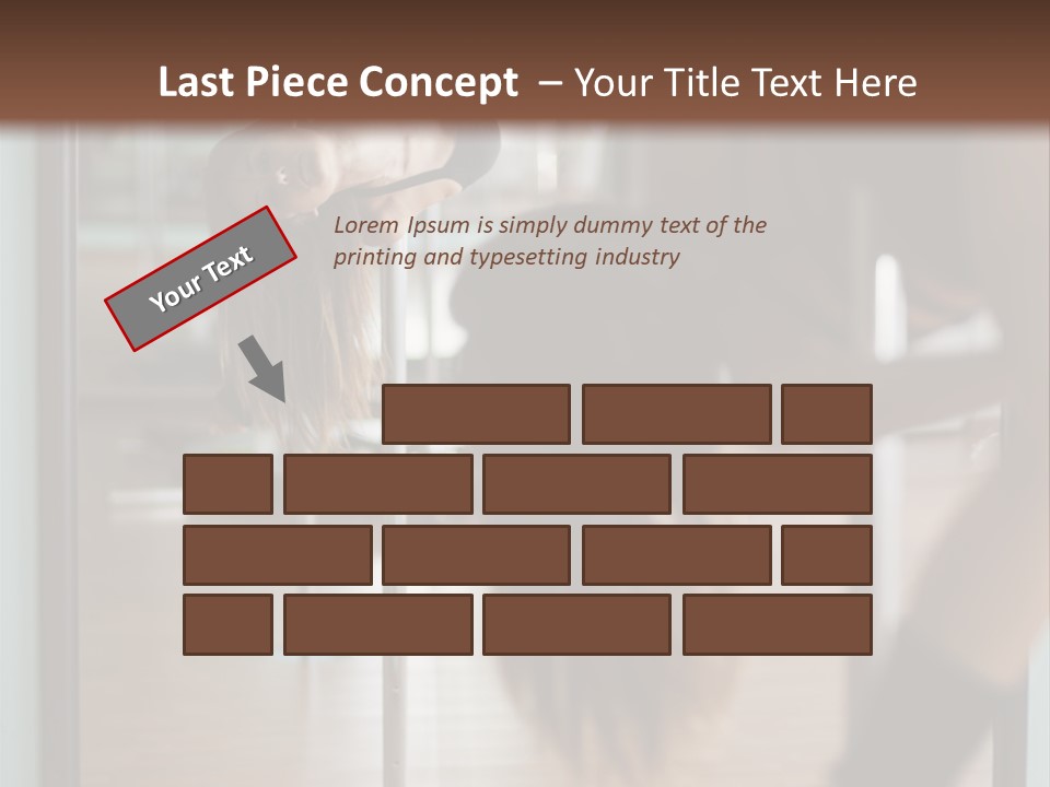 Sexy Pose Fitness PowerPoint Template