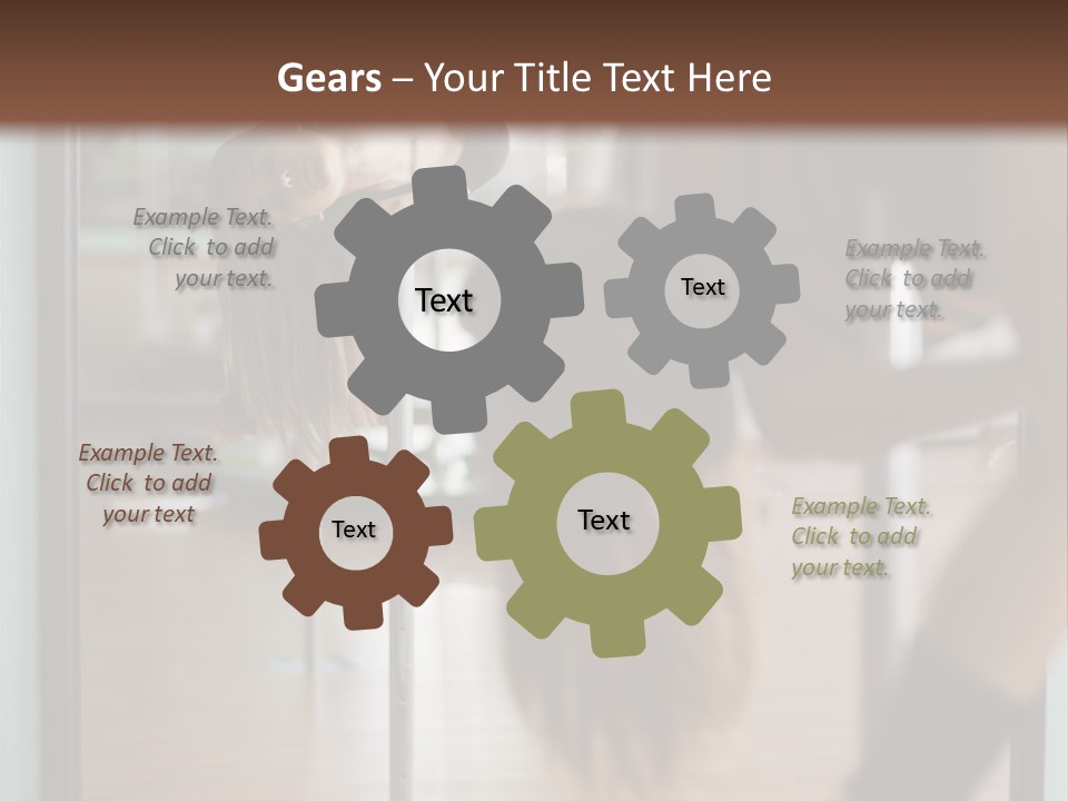 Sexy Pose Fitness PowerPoint Template