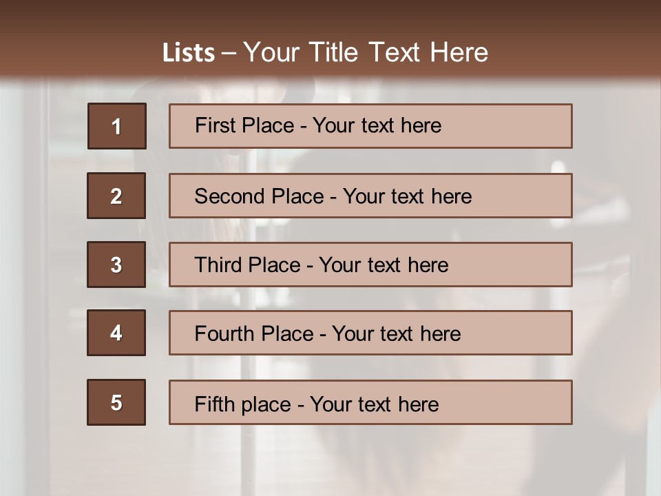 Sexy Pose Fitness PowerPoint Template