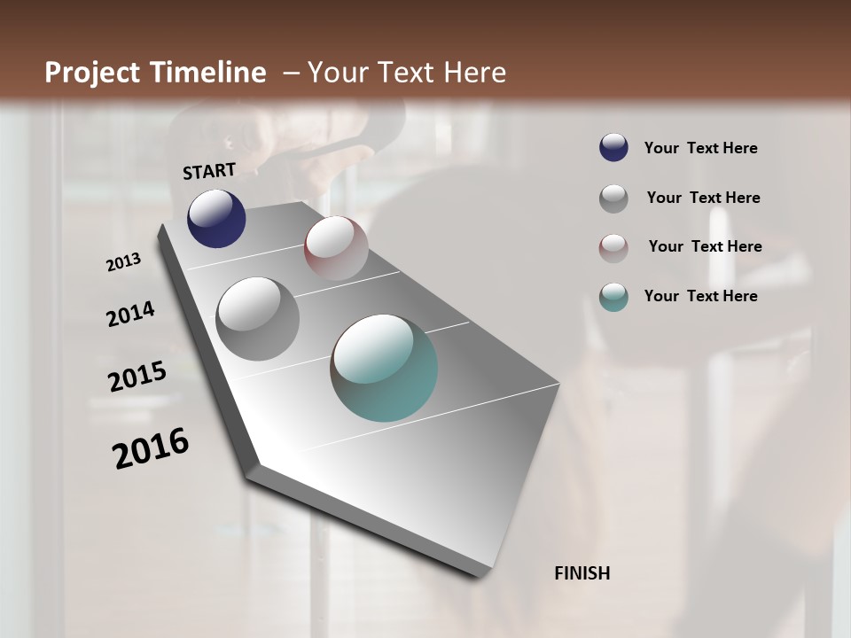 Sexy Pose Fitness PowerPoint Template