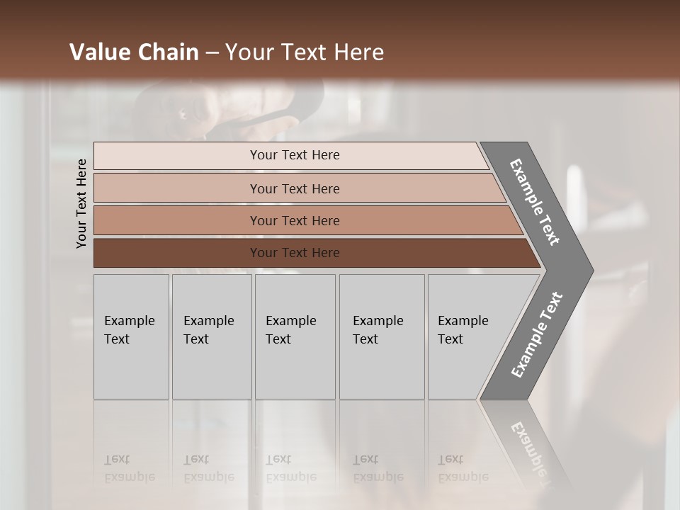 Sexy Pose Fitness PowerPoint Template