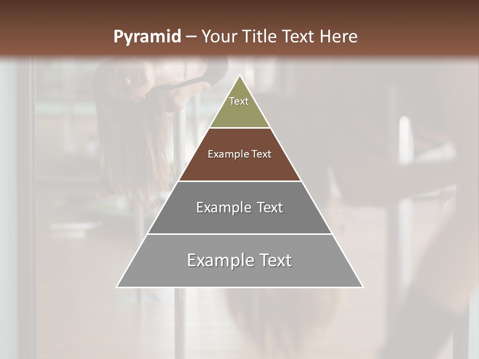 Sexy Pose Fitness PowerPoint Template