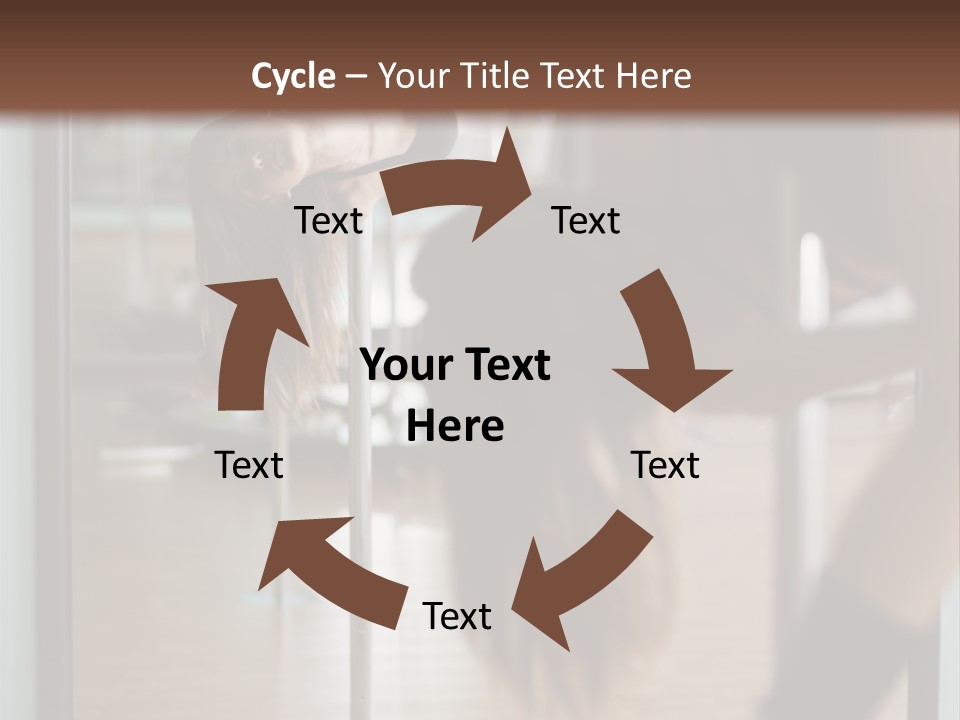 Sexy Pose Fitness PowerPoint Template