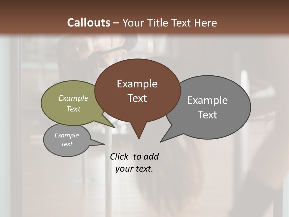 Sexy Pose Fitness PowerPoint Template