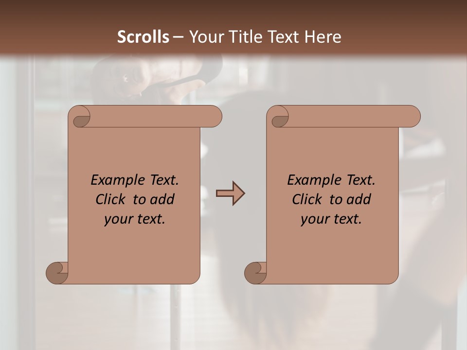 Sexy Pose Fitness PowerPoint Template