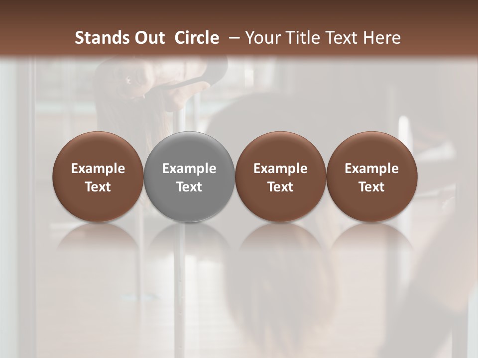 Sexy Pose Fitness PowerPoint Template