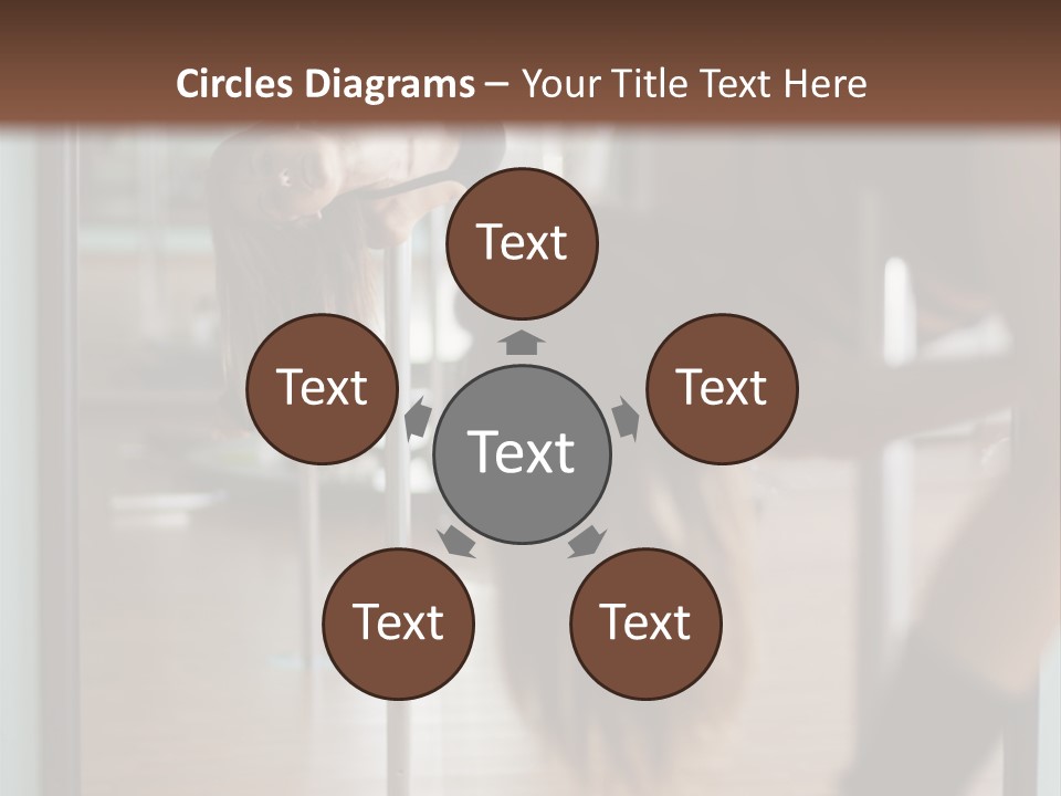 Sexy Pose Fitness PowerPoint Template