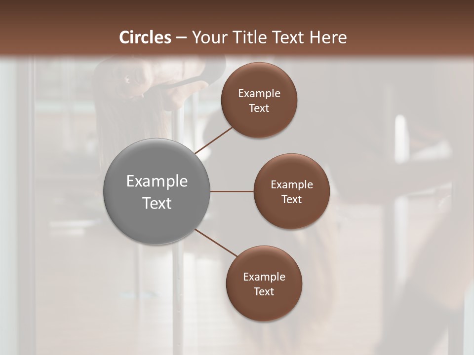 Sexy Pose Fitness PowerPoint Template