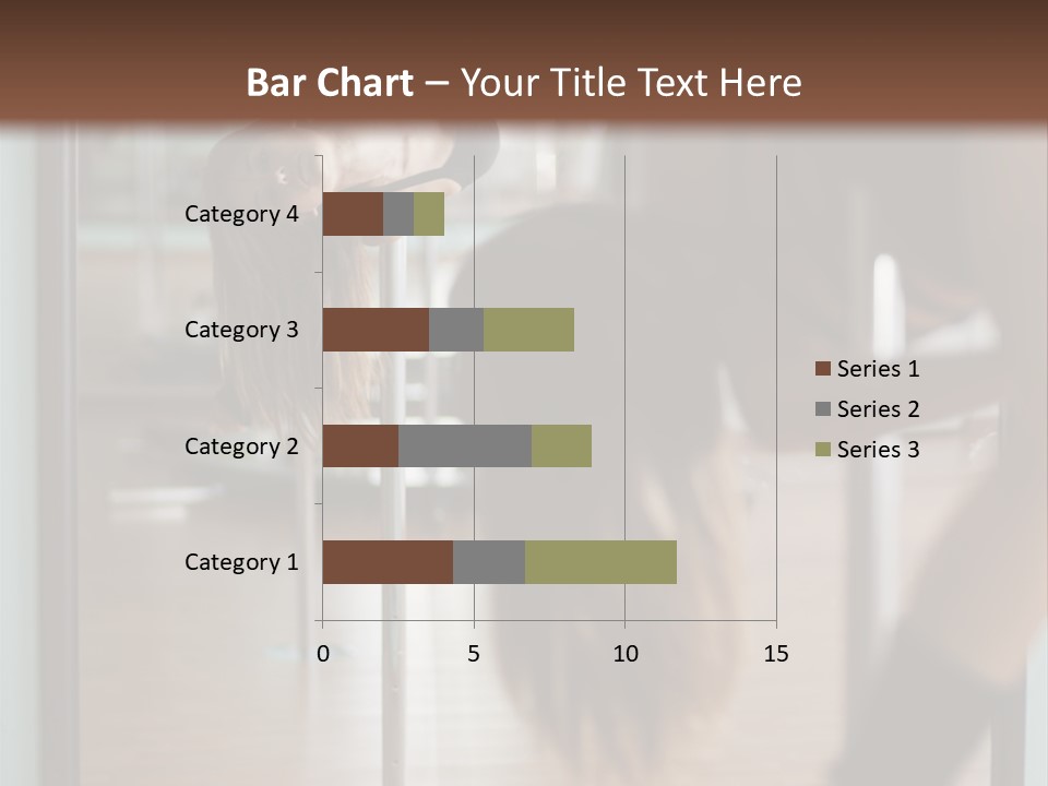Sexy Pose Fitness PowerPoint Template
