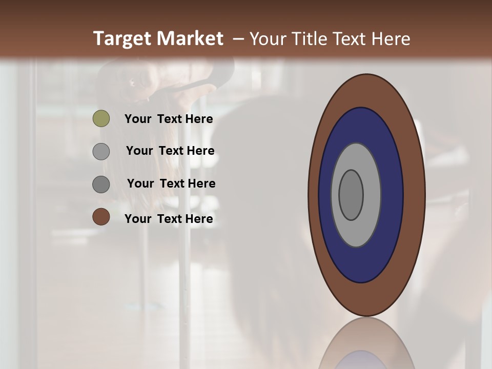 Sexy Pose Fitness PowerPoint Template