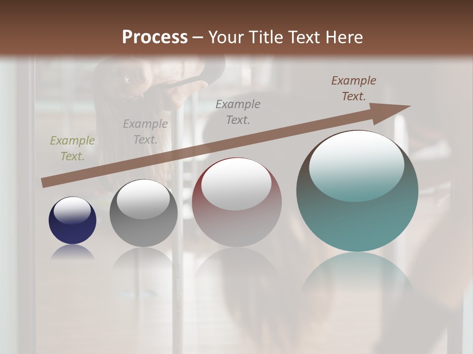 Sexy Pose Fitness PowerPoint Template