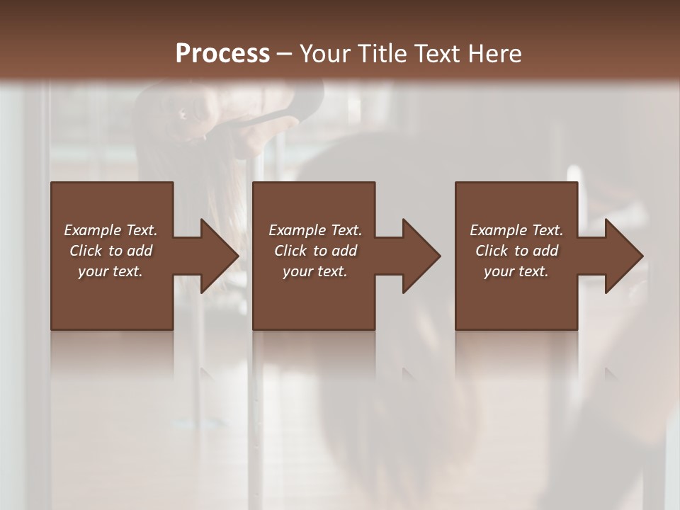 Sexy Pose Fitness PowerPoint Template
