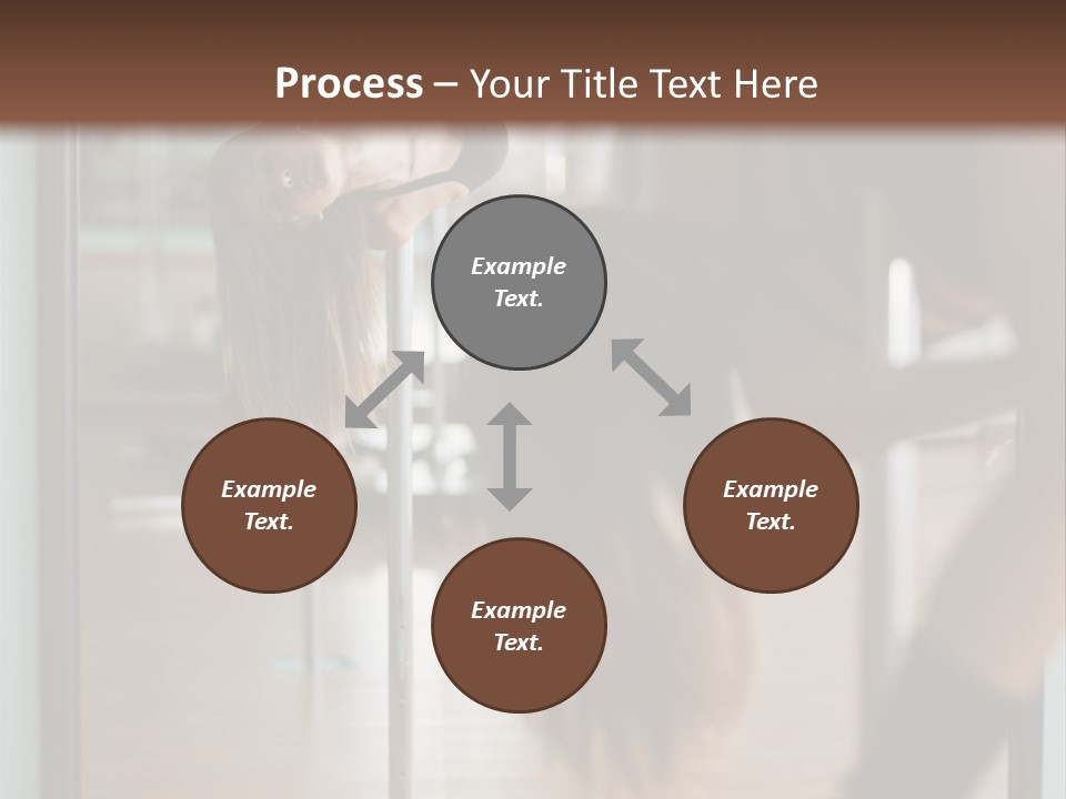 Sexy Pose Fitness PowerPoint Template