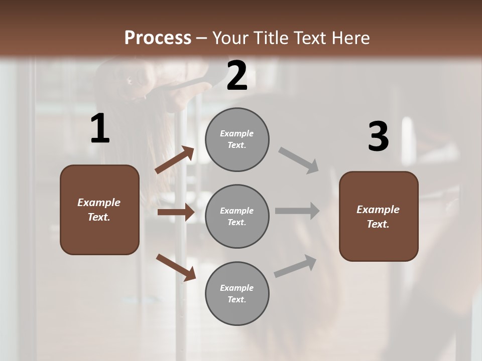 Sexy Pose Fitness PowerPoint Template