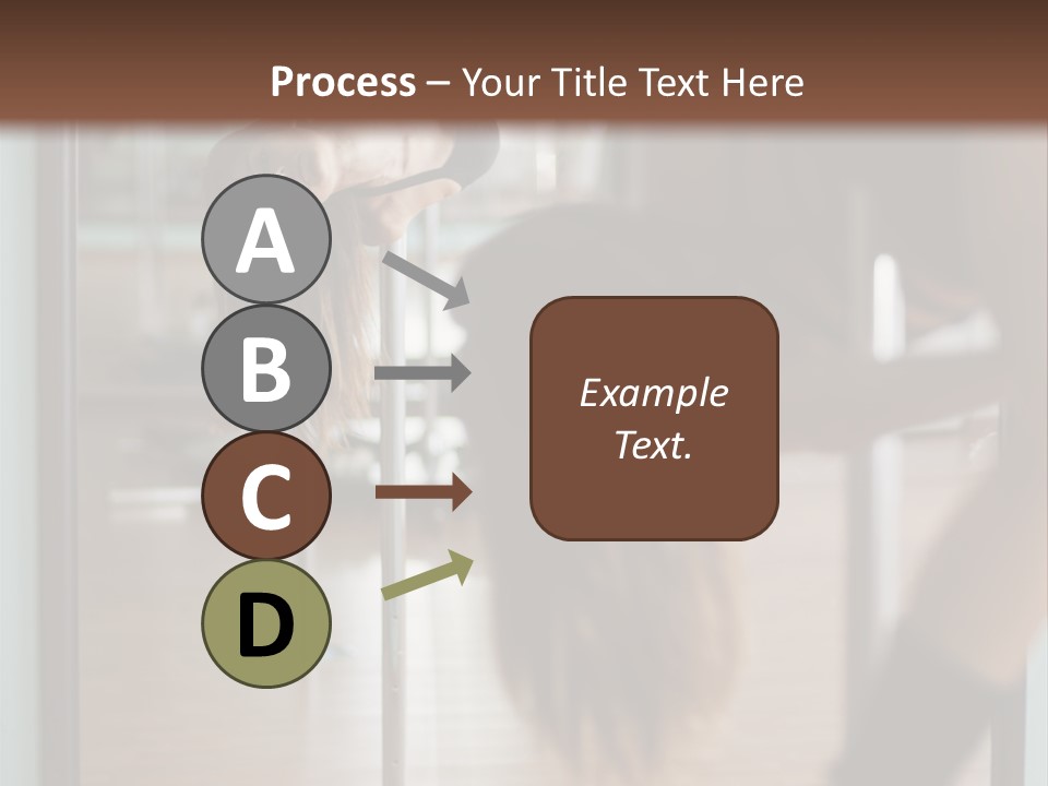 Sexy Pose Fitness PowerPoint Template