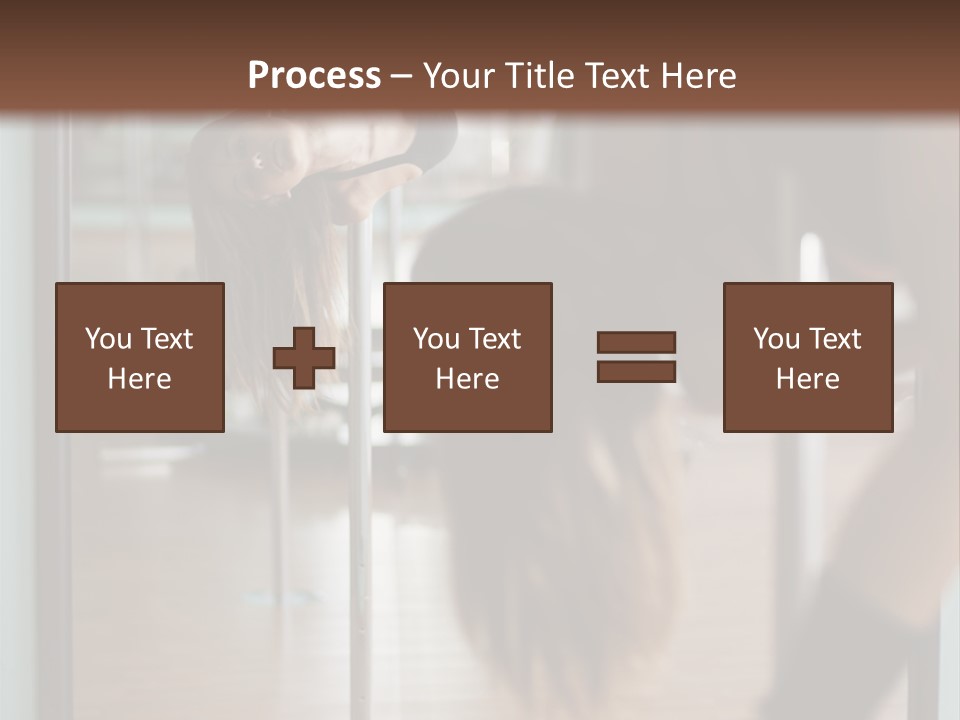 Sexy Pose Fitness PowerPoint Template