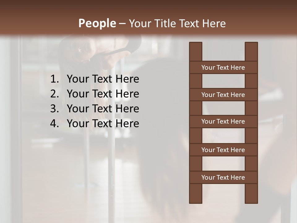Sexy Pose Fitness PowerPoint Template