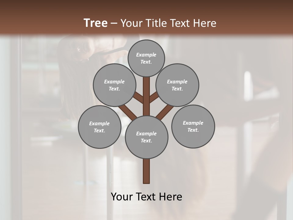 Sexy Pose Fitness PowerPoint Template