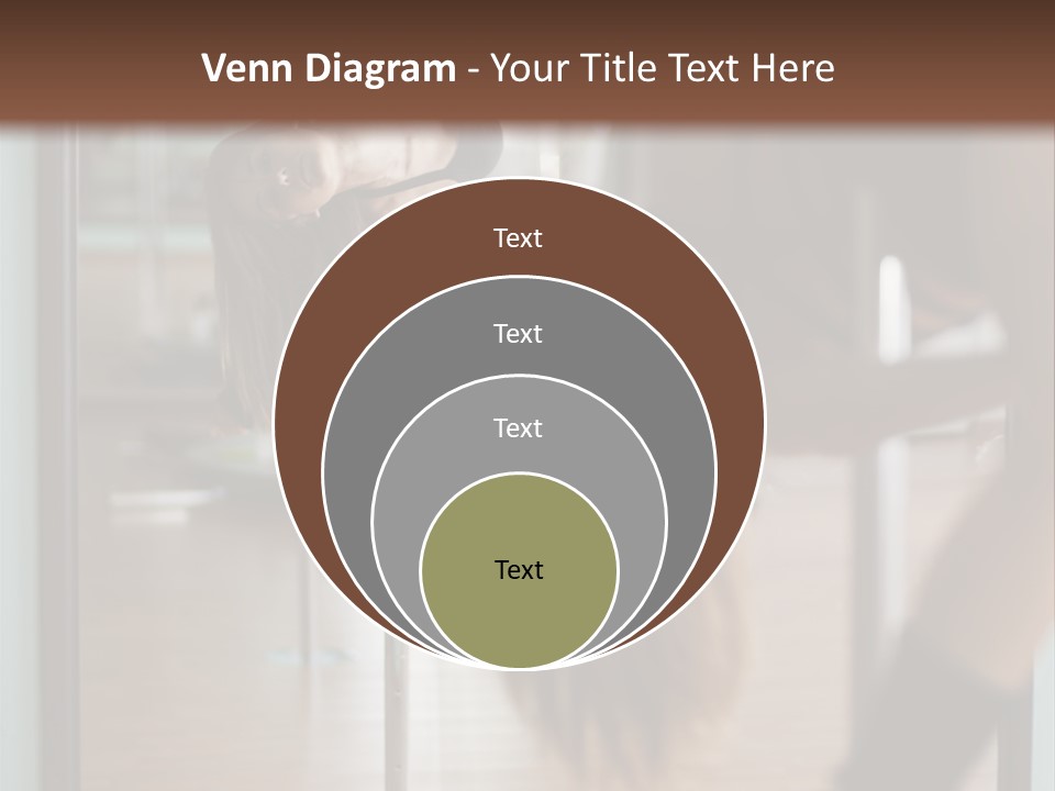Sexy Pose Fitness PowerPoint Template
