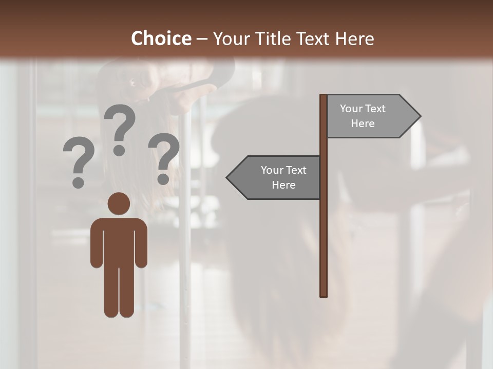 Sexy Pose Fitness PowerPoint Template
