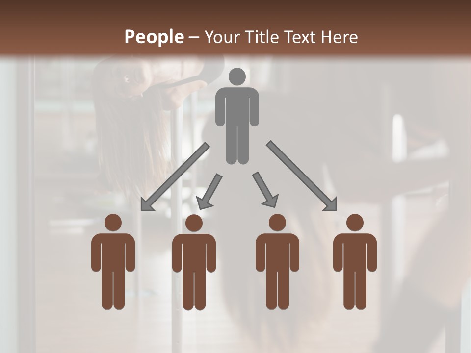 Sexy Pose Fitness PowerPoint Template