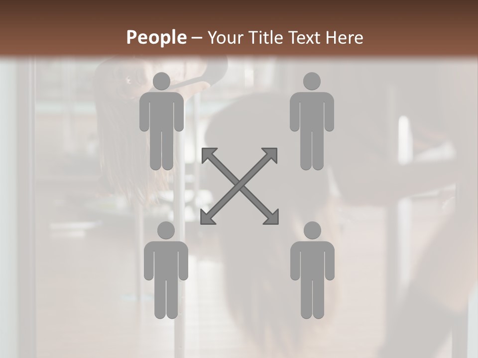 Sexy Pose Fitness PowerPoint Template