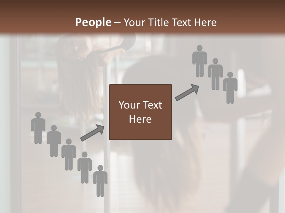 Sexy Pose Fitness PowerPoint Template