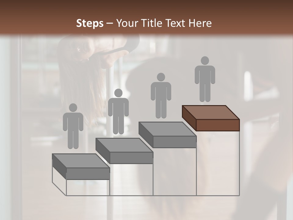 Sexy Pose Fitness PowerPoint Template