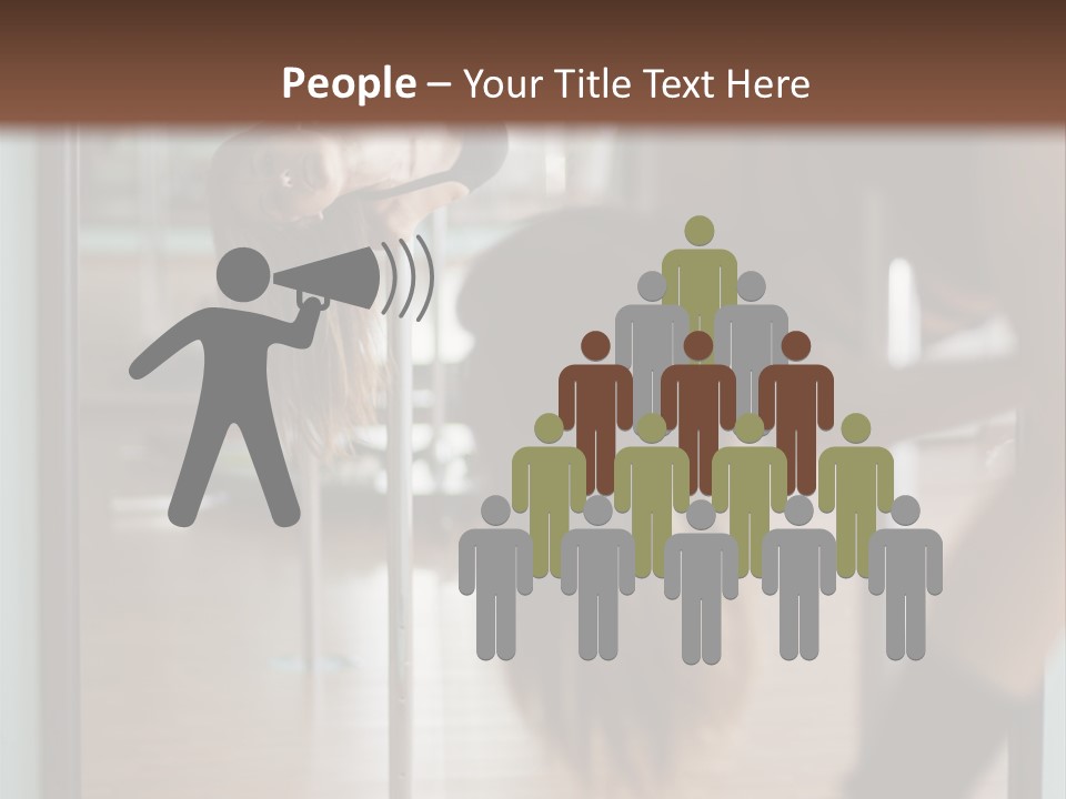 Sexy Pose Fitness PowerPoint Template